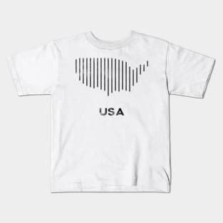 Vintage United States of America USA Flag - Veterans T-Shirt Kids T-Shirt